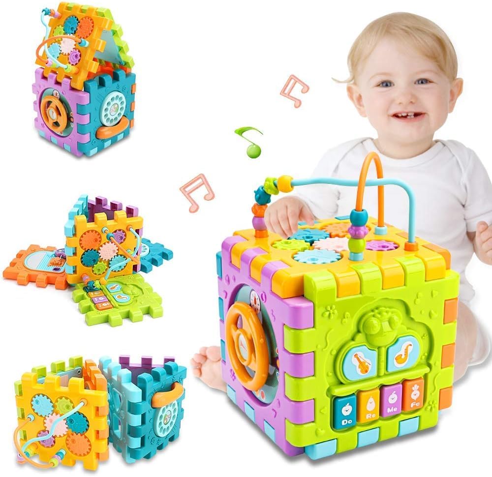Multi-Activity Busy Cube Toy