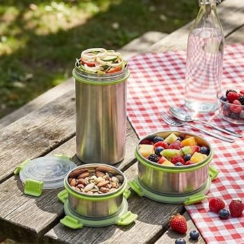 Stainless Steel Airtight Box - Set of 3
