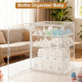 Stackable Acrylic Bottle Storage Organizer (Set of 3)