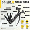 14 in 1 Stainless Steel Multifunctional Hammer Tool