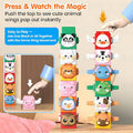 12-Piece Pressable Animal Stacking Blocks