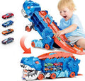 2 in 1 Foldable Dinosaur Transport Truck