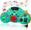 Montessori Busy Board Switch LED Light Game - Green