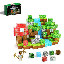 Magnetic Building Blocks  MineCrafter Edition - 48 Cubes