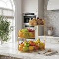 Multifunctional 3-Tier Fruit Basket Stand