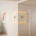 Double-Sided Corner Wall Clock
