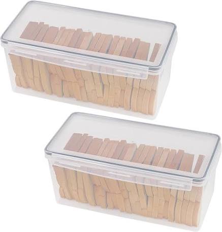 Fridge-Safe Bread Storage Container (Set of 2)