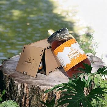 Golden Bee Honey Jar