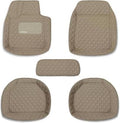 5-piece waterproof leather car mat set